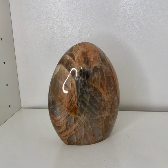 Black/Peach Moonstone Freeform - Picture 5 of 9
